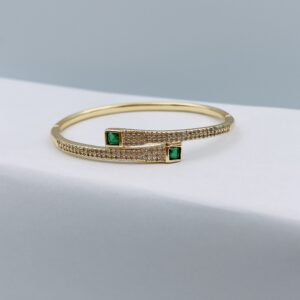 Brazalete brillos verde