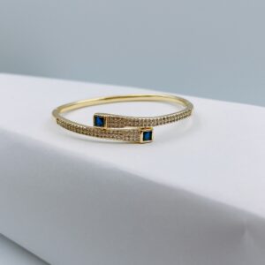 Brazalete brillo azules