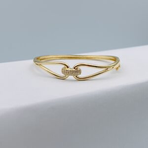 Brazalete lazo dorado