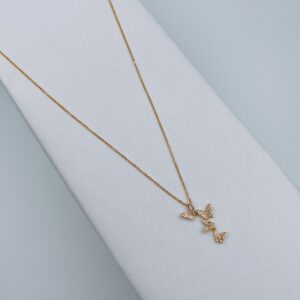 Collar Mariposas con brillos