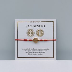 Pulsera San Benito rojo